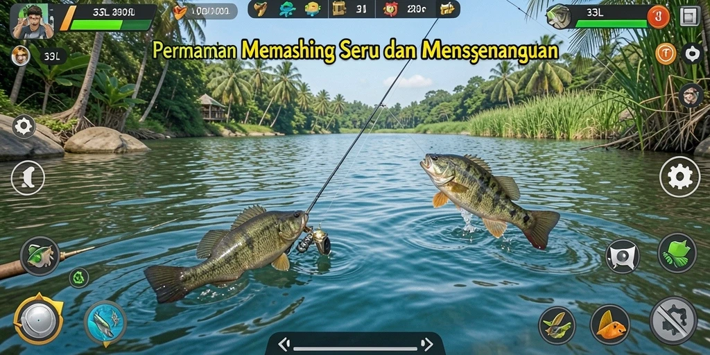 Tangkapan ikan yang mengesankan dalam gameplay 33L.