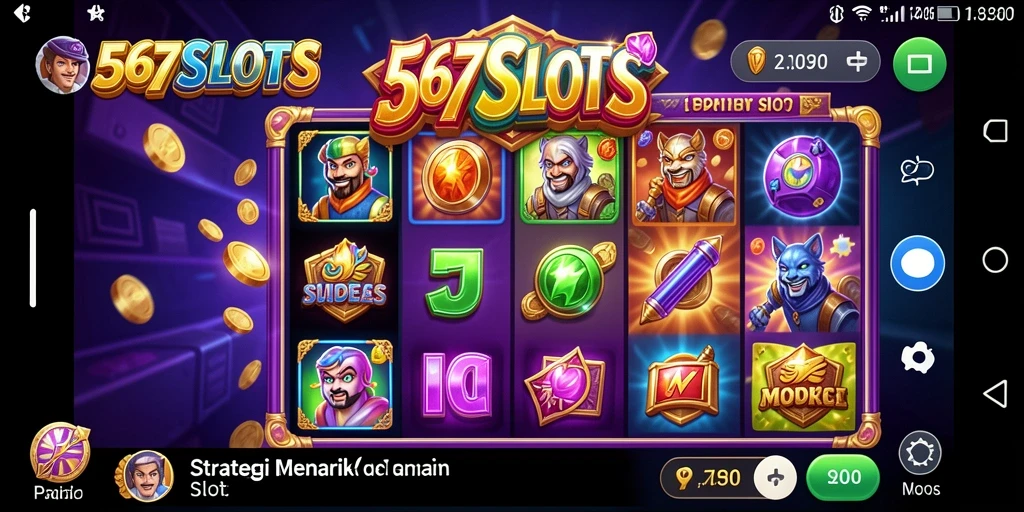 Screenshot gameplay menunjukkan momen mendebarkan saat berstrategi di 567SLOTS.