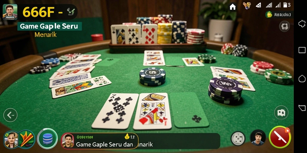 Mengasyikkan dan penuh strategi dalam bermain Gaple.
