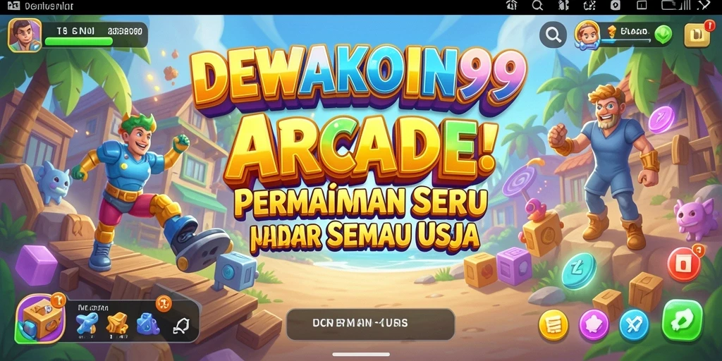 Tampilan gameplay DEWAKOIN99 yang penuh aksi dan tantangan.