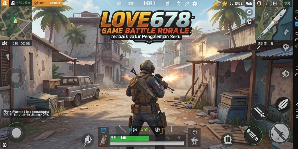 Gambaran menarik gameplay Battle Royale LOVE678 dengan aksi intens.