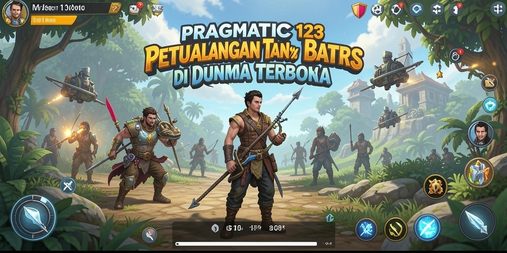 Screenshot utama PRAGMATIC123 menampilkan pemain menjelajahi dunia terbuka yang luas.
