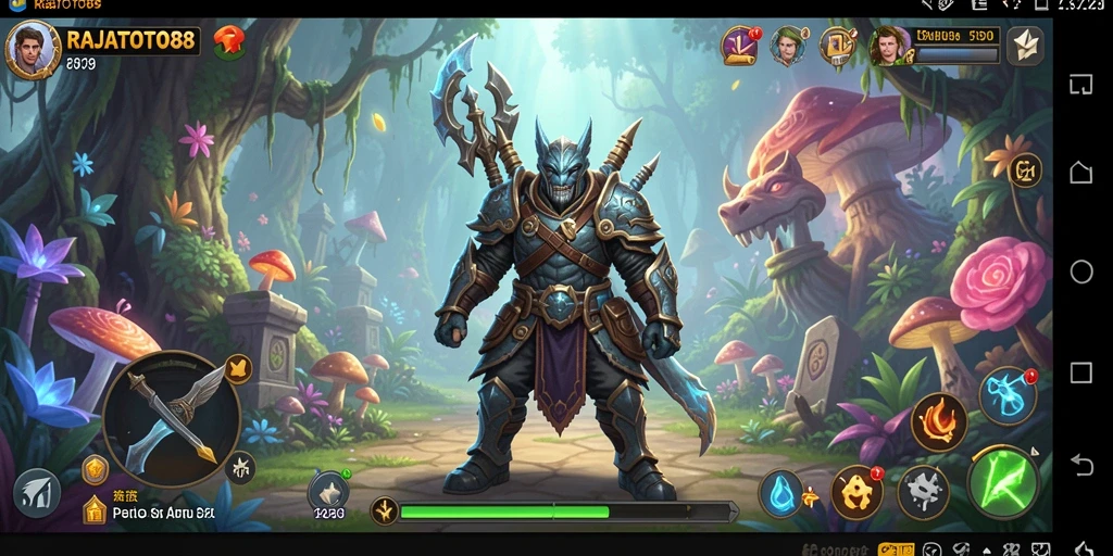 Screenshot gameplay RAJATOTO88 menunjukkan aksi petualangan seru dalam dunia yang menawan.