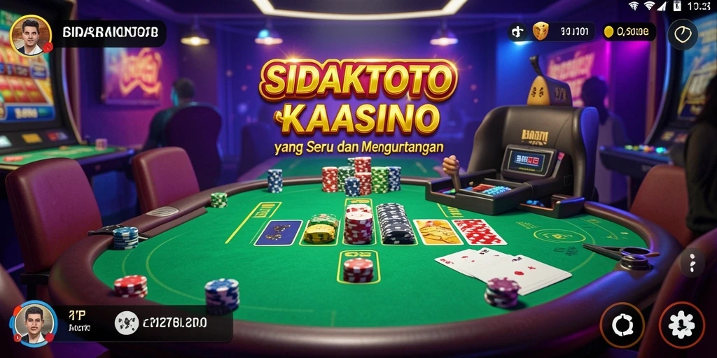 Tampilan gameplay Kasino yang mendebarkan dan menarik di SIDAKTOTO.
