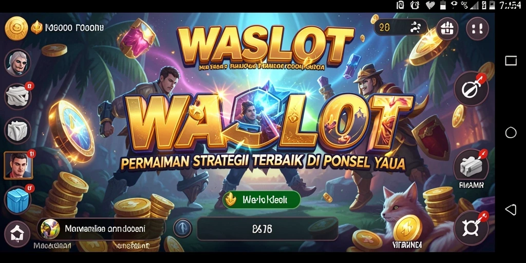 Tampilan gameplay WASLOT yang seru dan strategis.